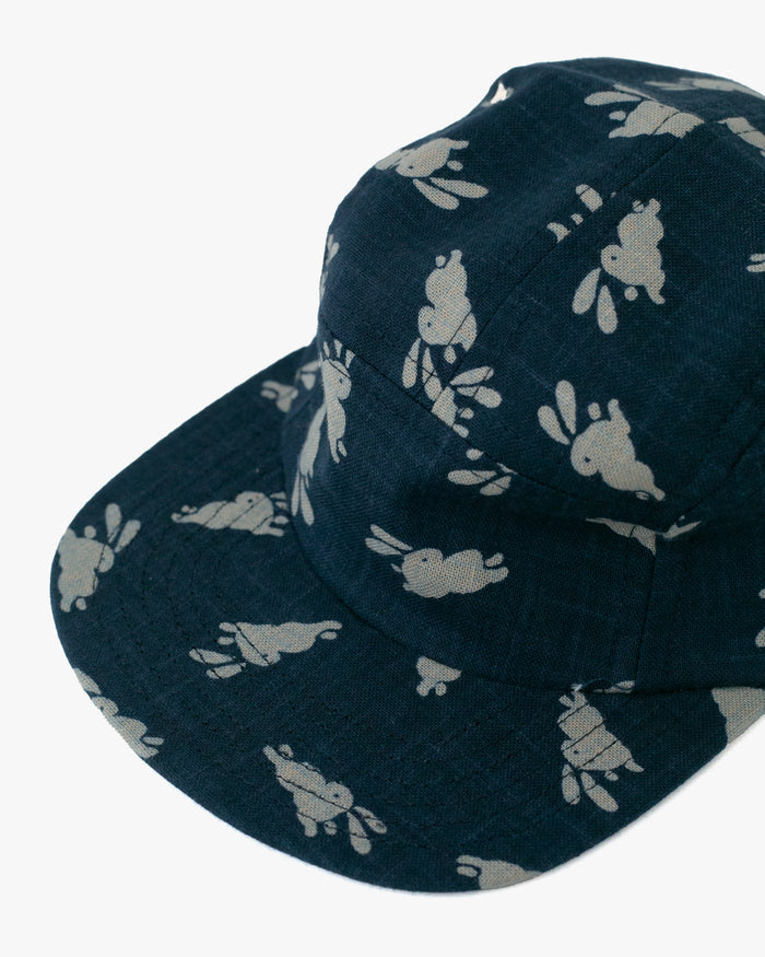 Kiriko Original Cap, 5-Panel, Indigo Usagi