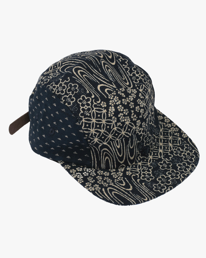 Kiriko Original Cap, 5-Panel, Two Tone, Indigo Multi and Uroko