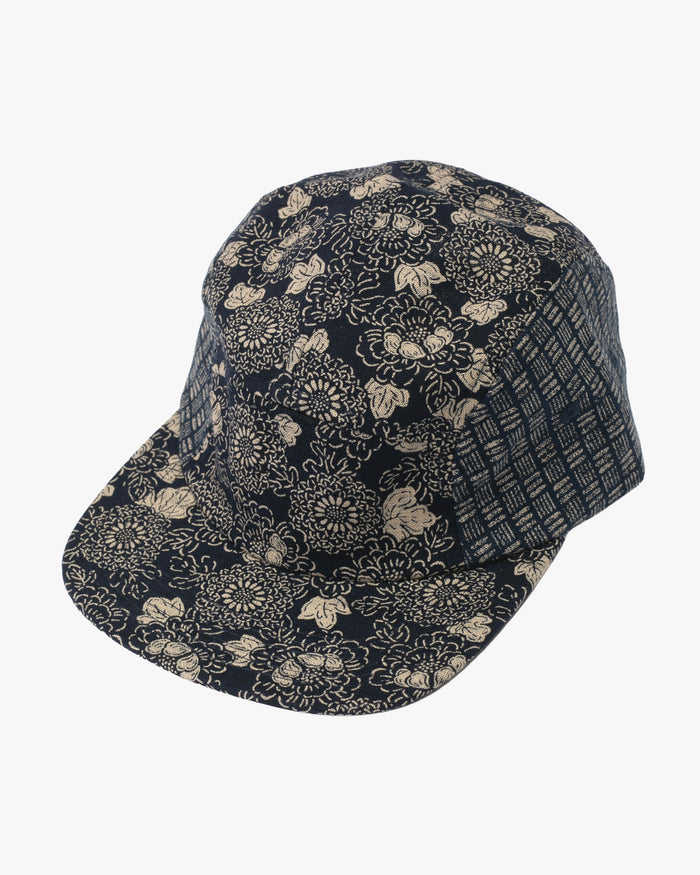 Kiriko Original Cap, Two Tone, Chrysanthemum, Peony and Basket Weave
