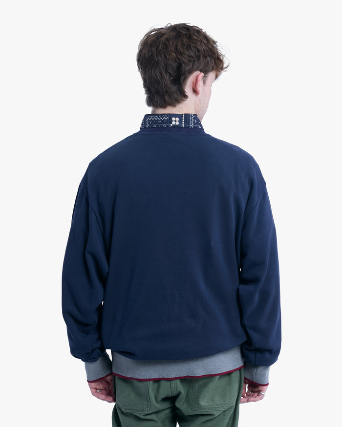 Kiriko Original Crewneck, Embroidered, Navy