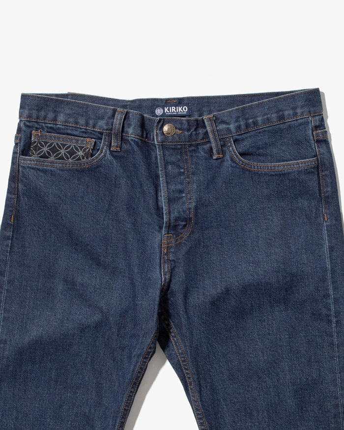 Kiriko Original Denim Jeans, US Made 12.5 oz. Premium Selvedge, One Wash, Shippou