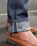 Kiriko Original Denim Jeans, US Made 12.5 oz. Premium Selvedge, Raw, Seigaiha