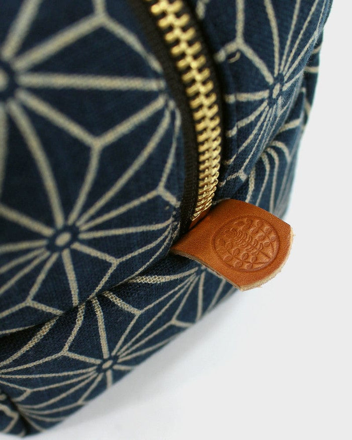 Kiriko Original Dopp Kit, Indigo Asanoha