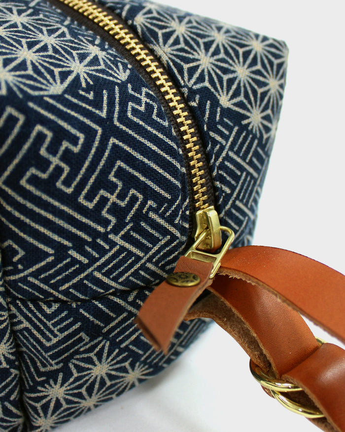 Kiriko Original Dopp Kit, Indigo Small Multi