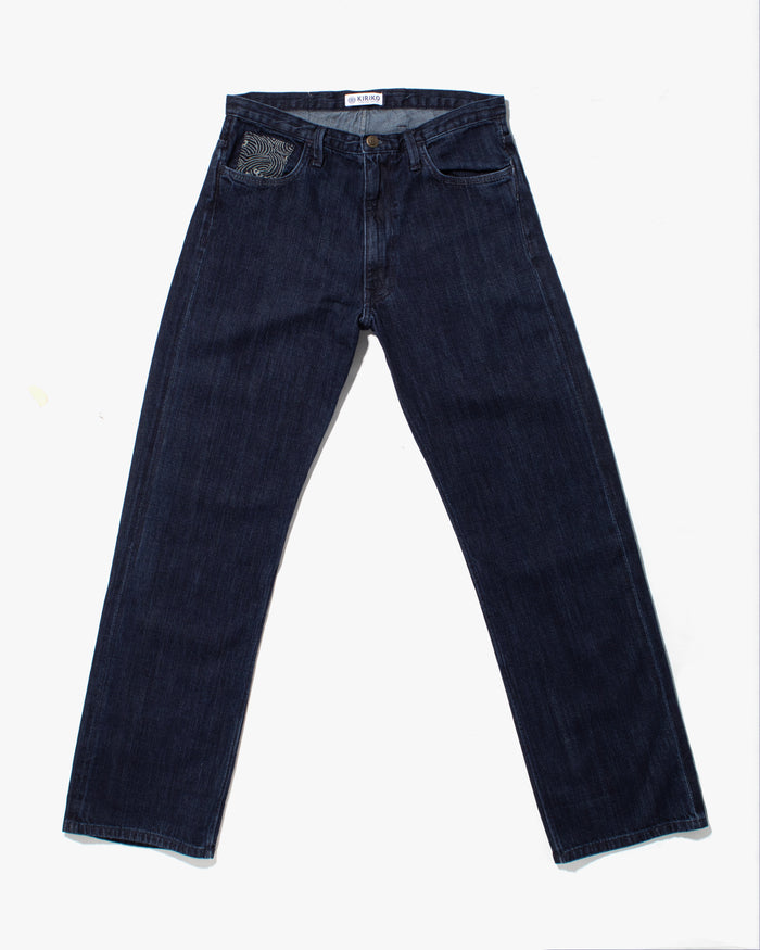 Kiriko Original Easy Fit Denim, US Made 11 oz. Lightweight Broken Twill - One Wash