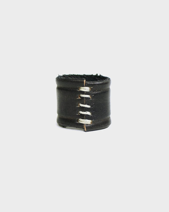 Kiriko Original Embossed Leather Cuff, Black