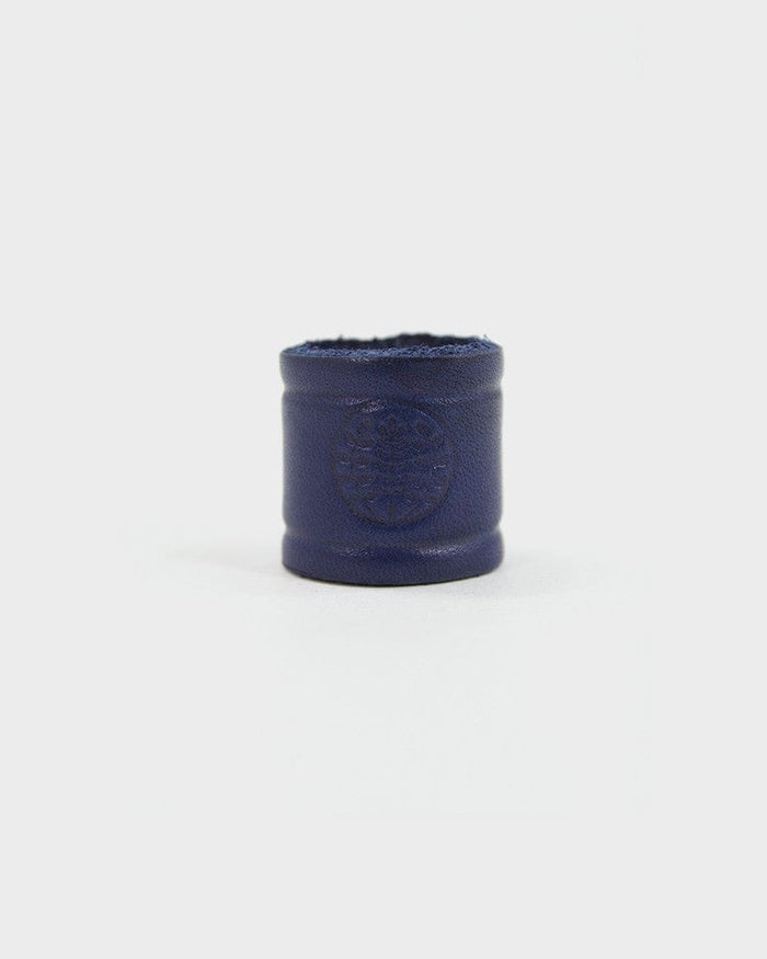 Kiriko Original Embossed Leather Cuff, Navy