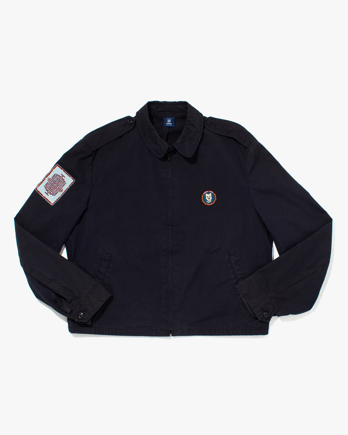Kiriko Original Jacket, Navy Koi / Dragon Jacket with Patches