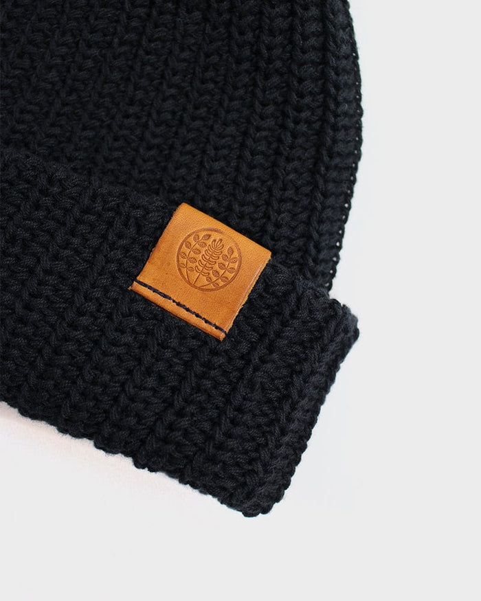 Kiriko Original Knit Cap, Black, 6 ˝