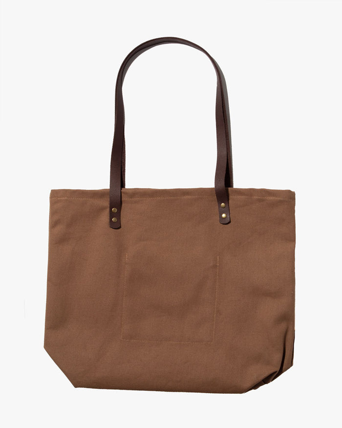 Kiriko Original Large Tote Bag, Canvas, Brown Bear