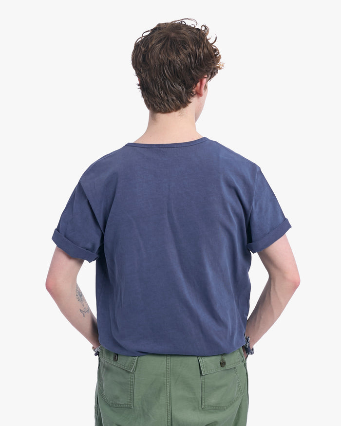 Kiriko Original Logo Embroidered T-Shirt, Blue