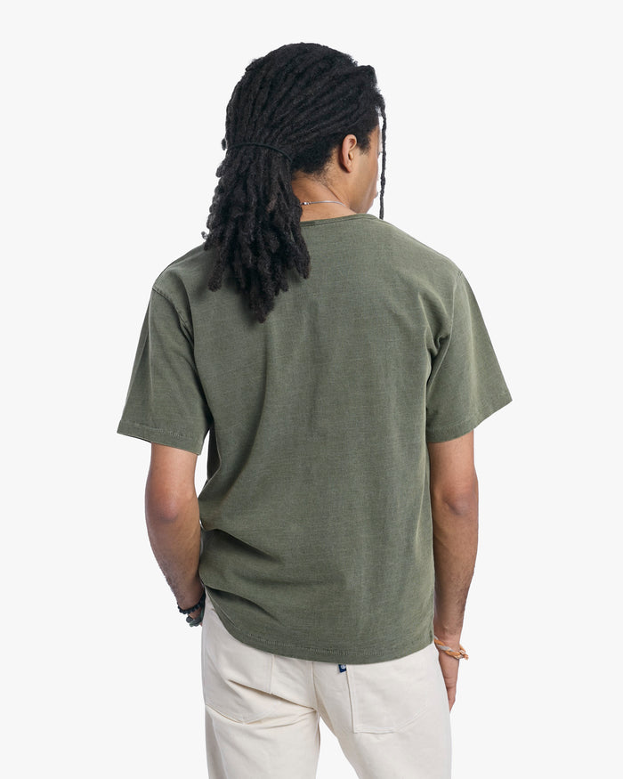 Kiriko Original Logo Embroidered T-Shirt, Green