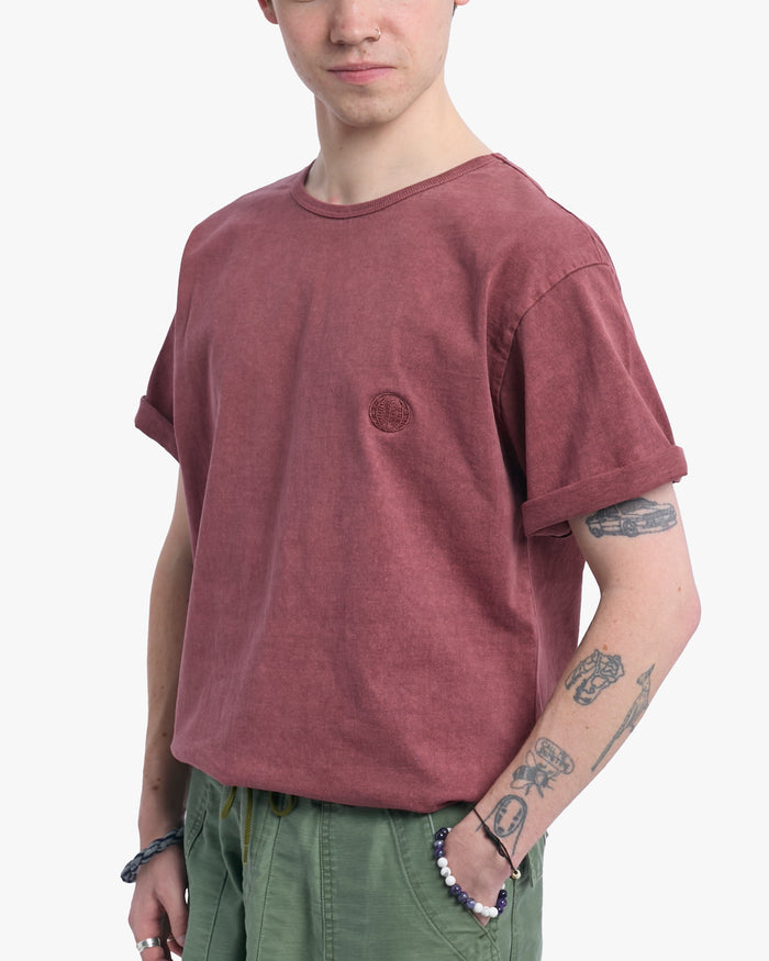 Kiriko Original Logo Embroidered T-Shirt, Red