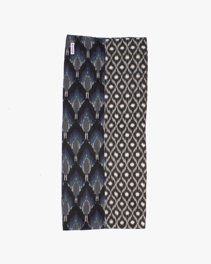 Kiriko Original Scarf, Double Split, Indian Kasuri, #4