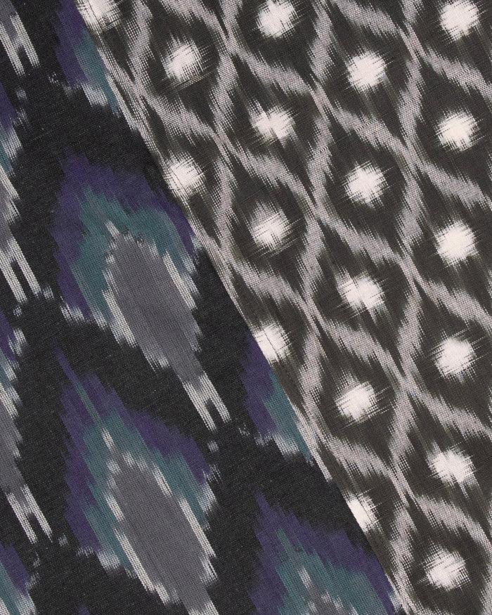 Kiriko Original Scarf, Double Split, Indian Kasuri, #4