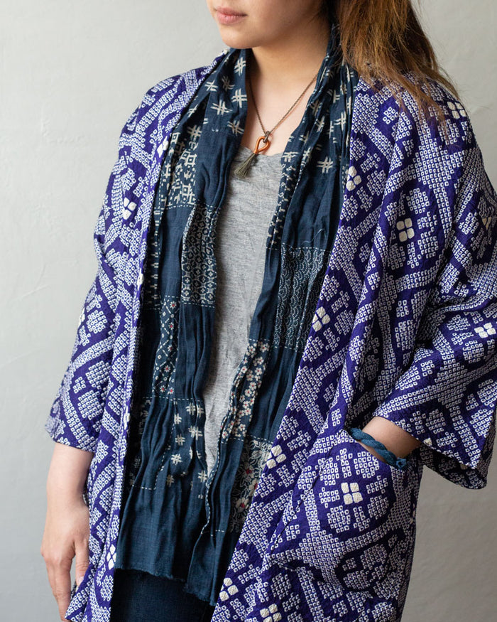 Kiriko Original Scarf, Kiji, Igeta and Multi Patchwork
