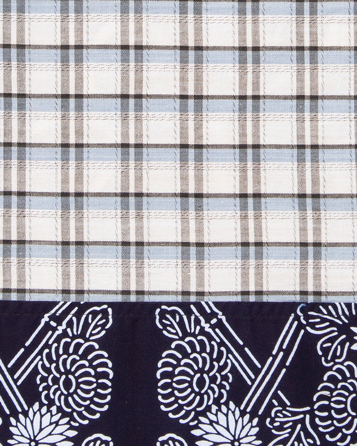Kiriko Original Scarf, Patched Boro, Indigo, 27