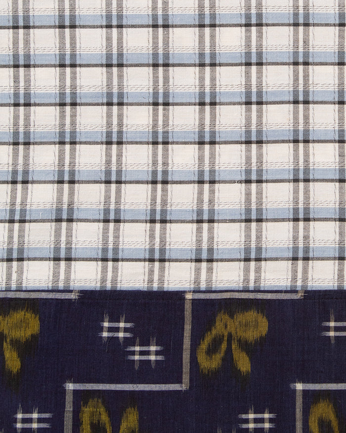 Kiriko Original Scarf, Patched Kasuri, Indigo, 28