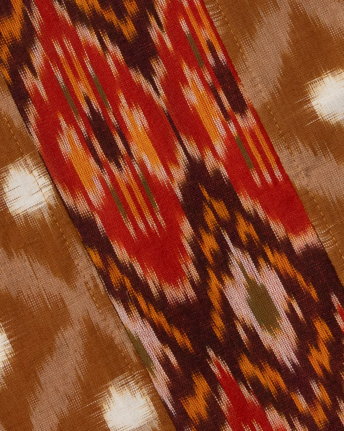 Kiriko Original Scarf, Triple Split, Indian Kasuri, #10
