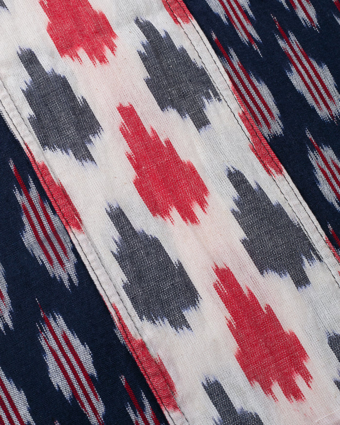 Kiriko Original Scarf, Triple Split, Indian Kasuri, #3
