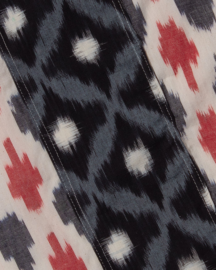 Kiriko Original Scarf, Triple Split, Indian Kasuri, #8