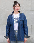 Kiriko Original Shirt, Long Sleeve Button-Up, Denim Workshirt, Nami