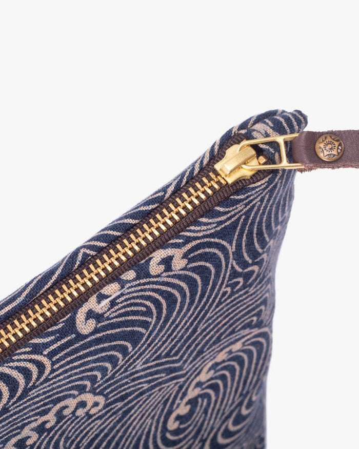 Kiriko Original Stand-Up Pouch, Indigo Nami