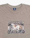 Kiriko Original Tee, 6 oz. Cotton, Gray with Year of the Horse