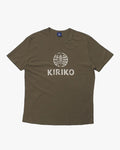 Kiriko Original Tee, 6 oz Cotton, Printed Logo, Bark