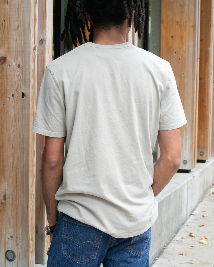 Kiriko Original Tee, 6 oz Cotton, Printed Logo, Latte