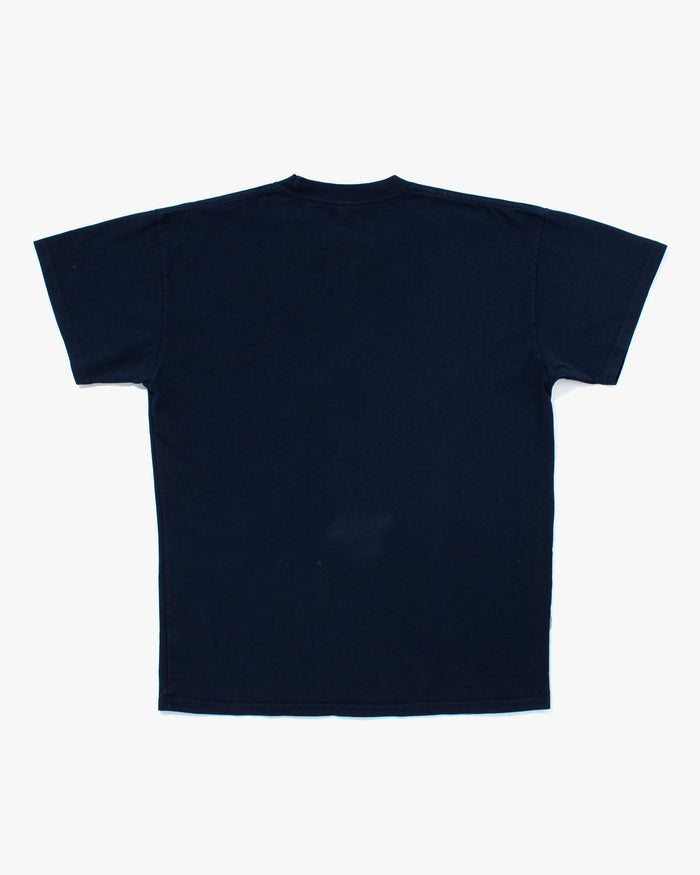 Kiriko Original Tee, 8 oz Cotton, Navy V-Henley
