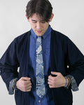 Kiriko Original Tie, Classic, Washed Indigo Patchwork Style