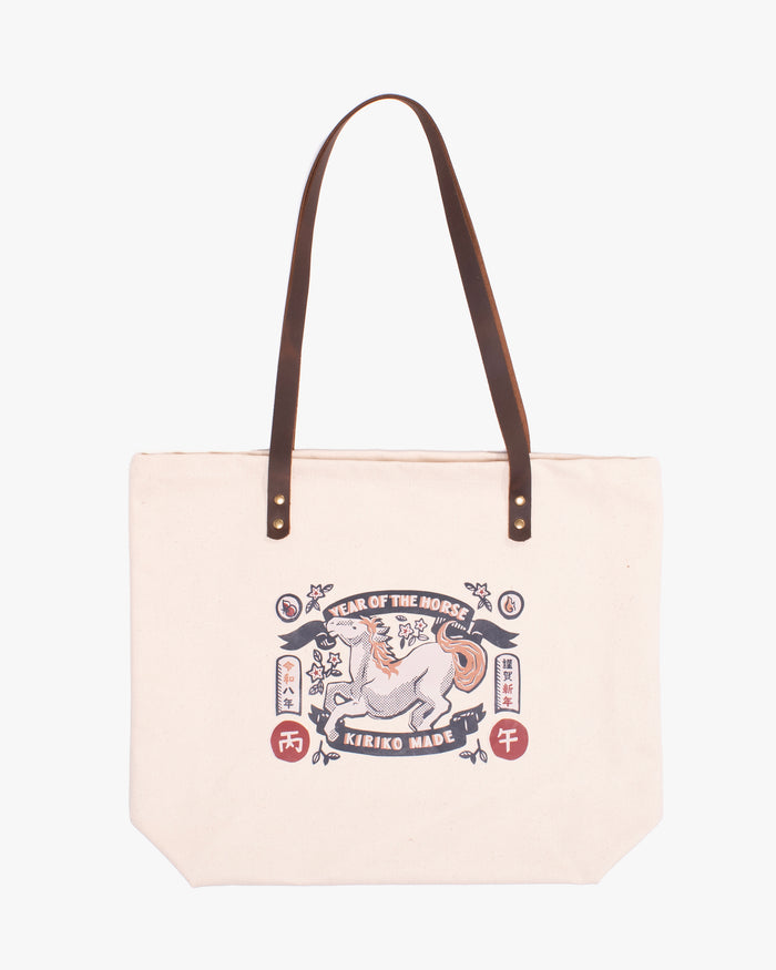 Kiriko Original Tote Bag, Canvas, Year of the Horse