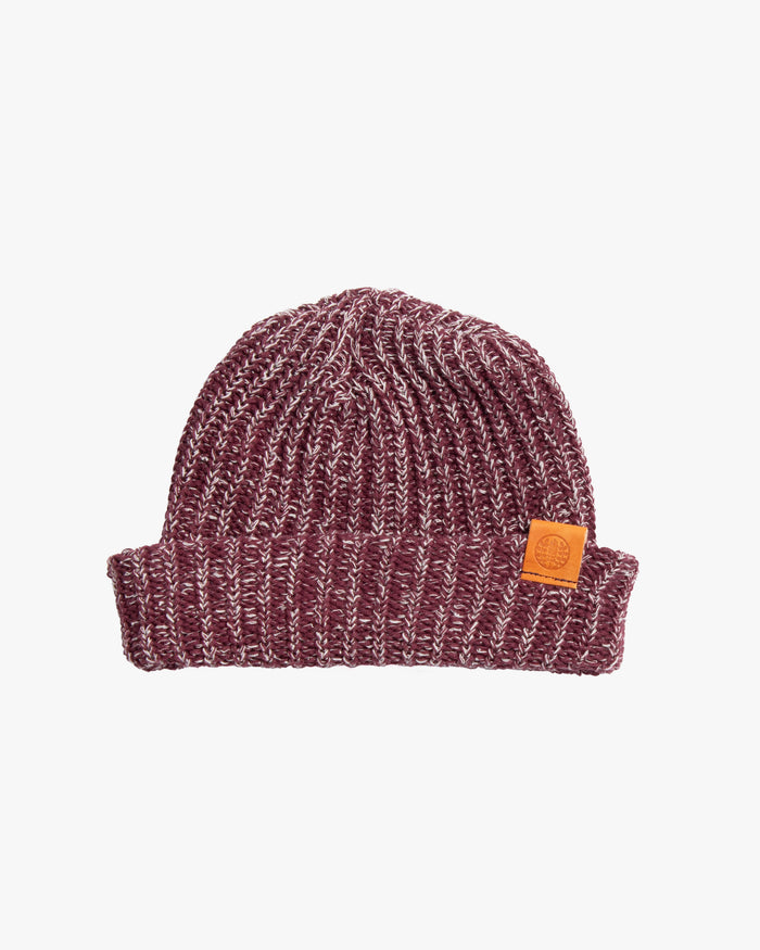 Kiriko Original Watch Cap, Twist, Burgundy, 6˝