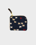 Kiriko Original, Zipper Wallet, Indigo Chidori