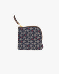 Kiriko Original, Zipper Wallet, Indigo Yuki Kessho