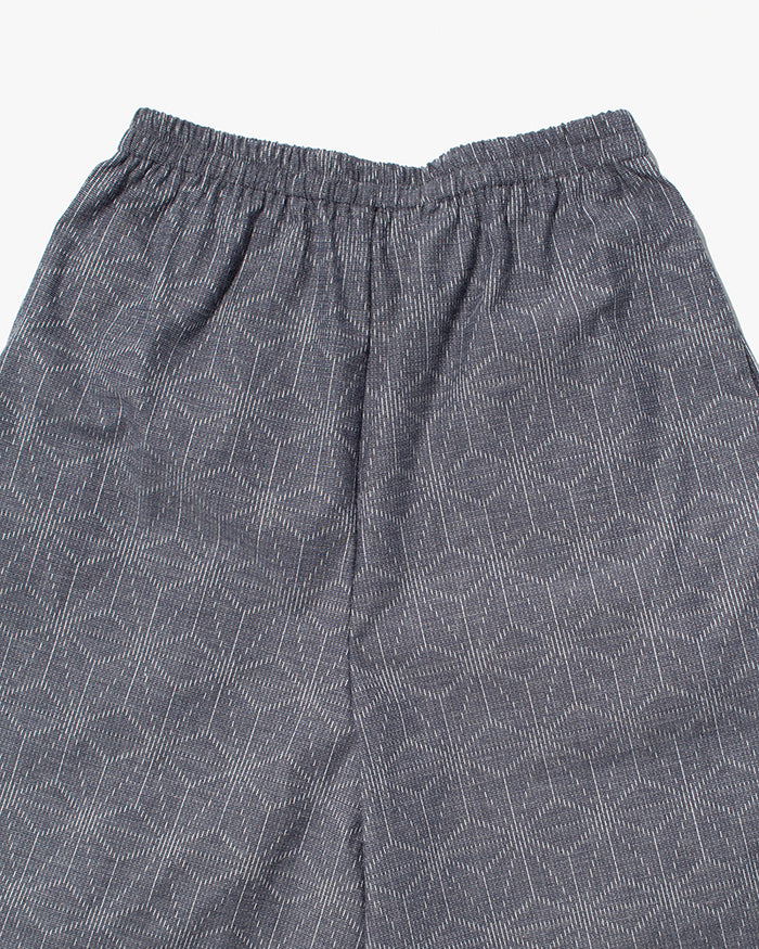 Kiriko x ToK, Lantern Pants, Grey Asanoha