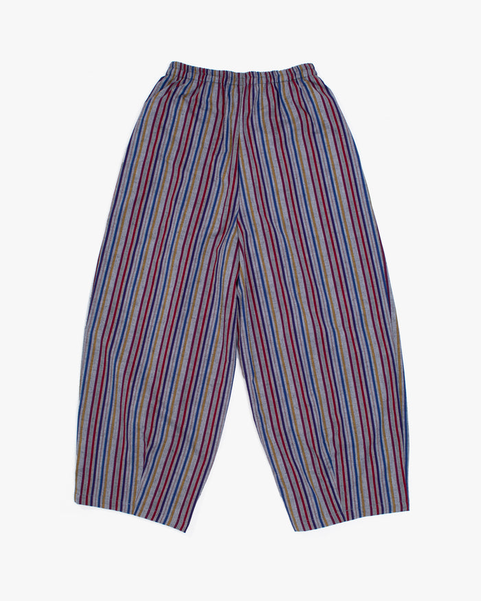 Kiriko x ToK, Lantern Pants, Kurume Weave, Multi Color
