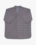 Kiriko x ToK, V-Neck Tunic, Grey Asanoha