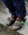 Knitwin, Ankle Socks, Linen and Cotton, Oslo Red