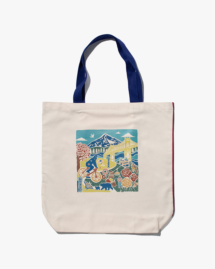 Kokoro Original, Tote Bag, Portland Map