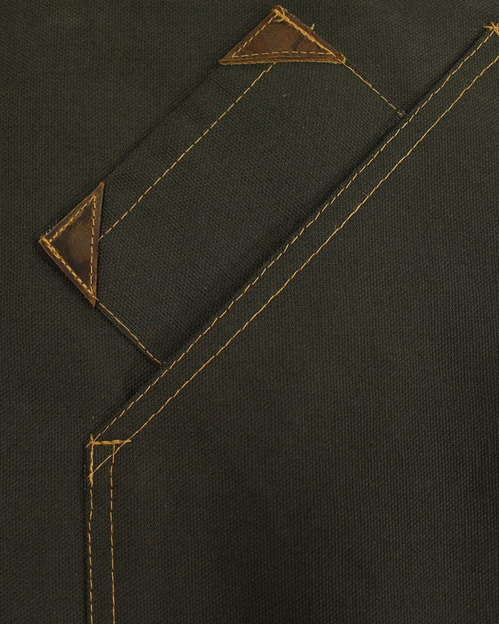 Kokoro Original Work Apron, Full, Canvas, Military Green