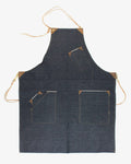 Kokoro Original Work Apron, Full, Japanese Selvedge Denim, Indigo