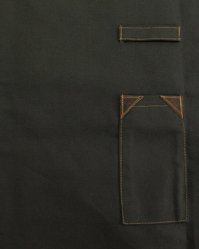 Kokoro Original Work Apron, Waist, Canvas, Military Green