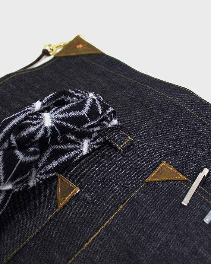 Kokoro Original Work Apron, Waist, Japanese Selvedge Denim, Indigo