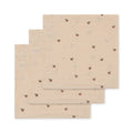 Konges Slojd - Muslin Cloths - Cherry (3 pack) - Mabel & Fox