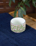 Kouraku Kiln Bowl, Kobachi, Leaf Pattern