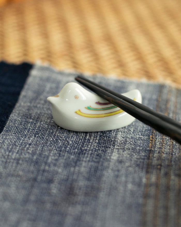 Kouraku Kiln Chopstick Rest Female Oshidori