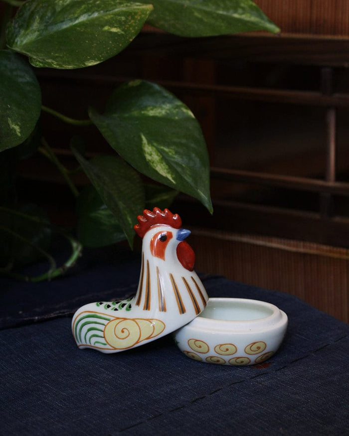 Kouraku Kiln Zodiac Ceramics, Rooster
