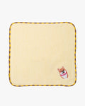 Kurochiku, Embroidered Cotton Handkerchief, Shiba Inu